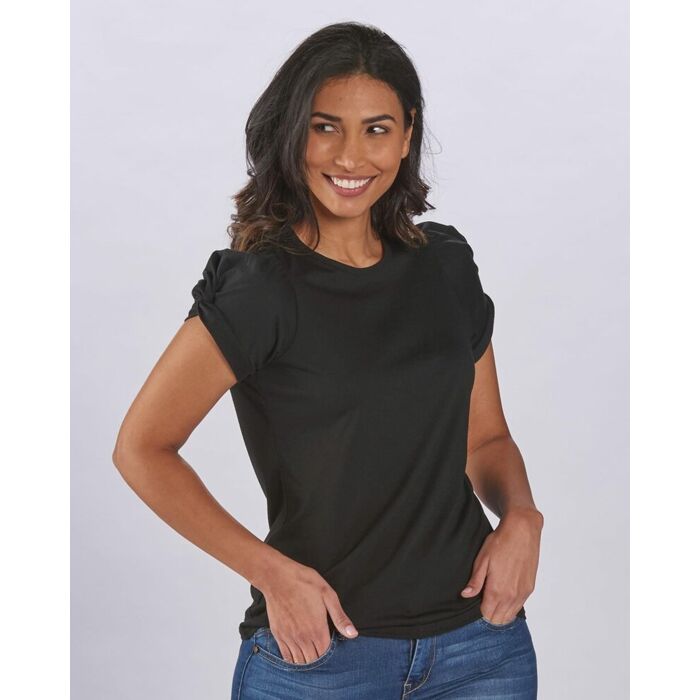 Boxercraft Women's Puff Sleeve T-Shirt T28 Women's Puff Sleeve T-Shirt Thumbnail