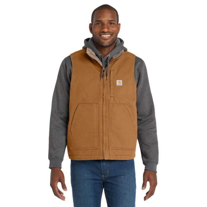 Carhartt Sherpa Lined Mock Neck Vest CT104277 Sherpa Lined Mock Neck Vest Thumbnail