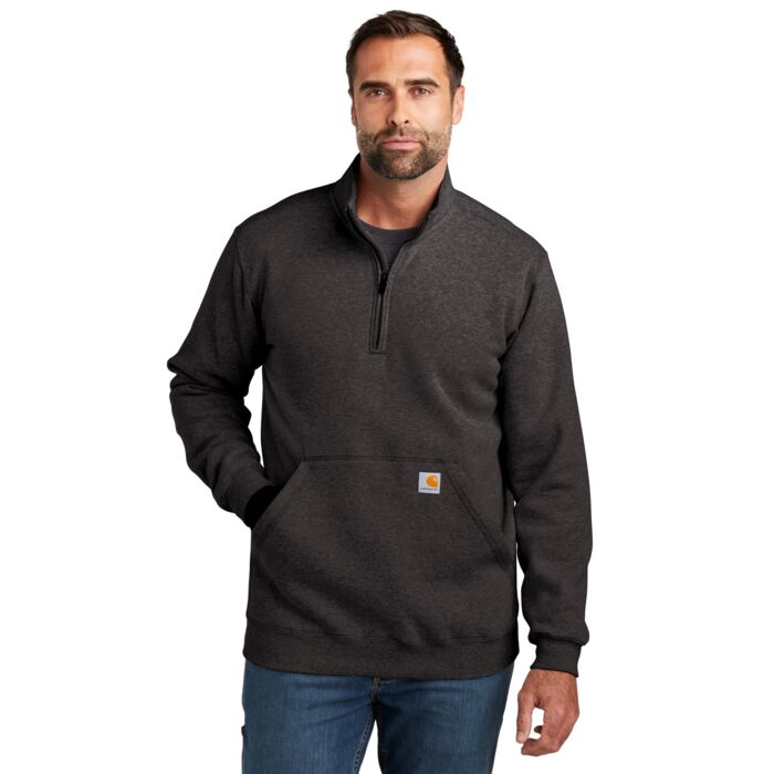 Carhartt Midweight 1/4 Zip Mock Neck Sweatshirt CT105294 Midweight 1/4 Zip Mock Neck Sweatshirt Thumbnail