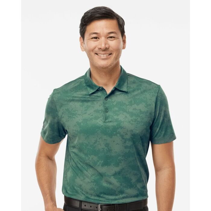 Adidas Men's All Over Camo Print Polo A550 Men's All Over Camo Print Polo Thumbnail