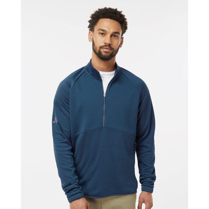Adidas Men's Performance Quarter-Zip Pullover A587 Men's Performance Quarter-Zip Pullover Thumbnail