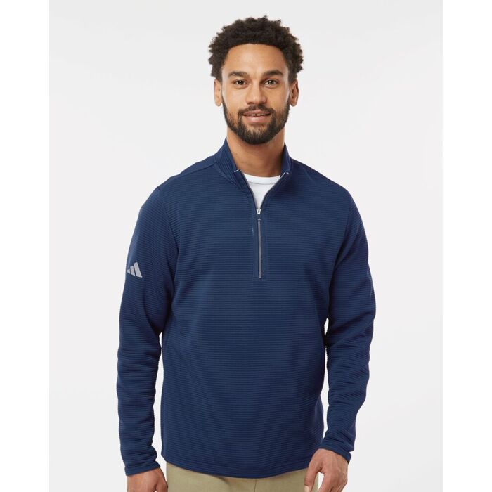 Adidas Men's Spacer Quarter-Zip Pullover A588 Men's Spacer Quarter-Zip Pullover Thumbnail