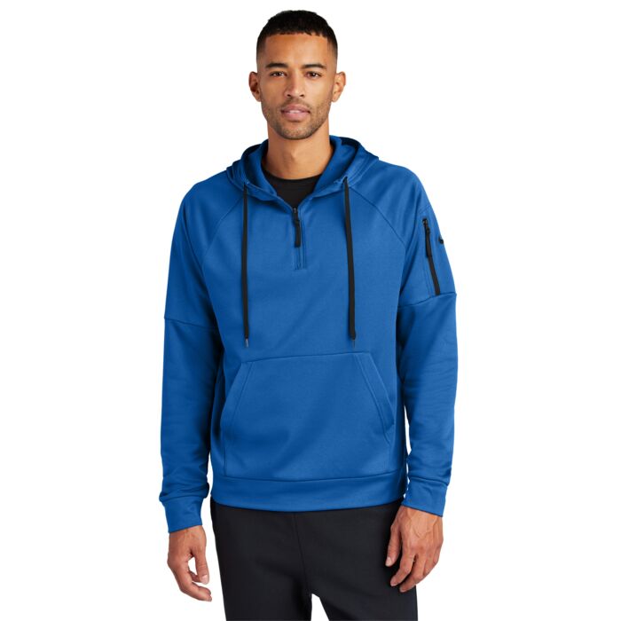 Nike Therma FIT Pocket 1/4 Zip Fleece Hoodie NKFD9742 Therma FIT Pocket 1/4 Zip Fleece Hoodie Thumbnail