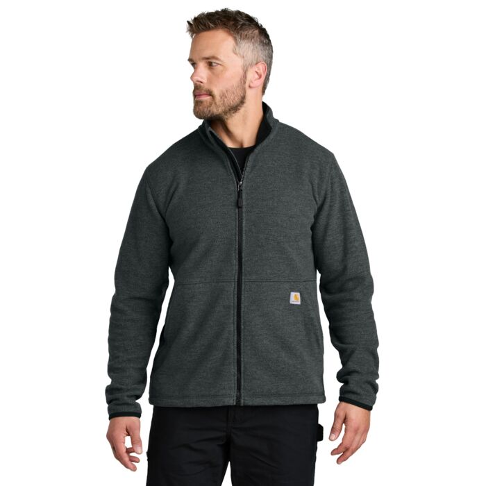 Carhartt Textured Full Zip Fleece Jacket CT106416 Textured Full Zip Fleece Jacket Thumbnail