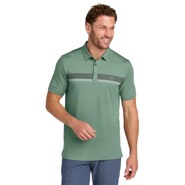 Travis Mathew Glenview Stripe Polo TMA41462 Glenview Stripe Polo Thumbnail
