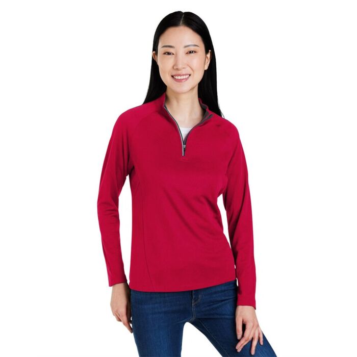 Core 365 Women's Origin Performance Pique Quarter-Zip Pullover CE418W Women's Origin Performance Pique Quarter-Zip Pullover Thumbnail