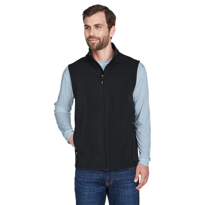 Core 365 Men's Cruise Two-Layer Fleece Bonded Soft Shell Vest CE701 Men's Cruise Two-Layer Fleece Bonded Soft Shell Vest Thumbnail