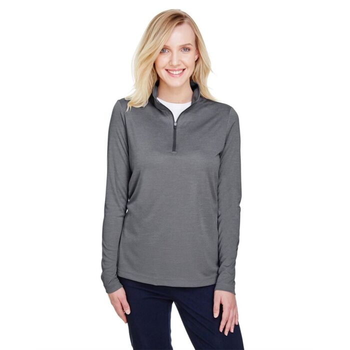 Team 365 Women's Zone Sonic Heather Performance Quarter-Zip Pullover TT31HW Women's Zone Sonic Heather Performance Quarter-Zip Pullover Thumbnail