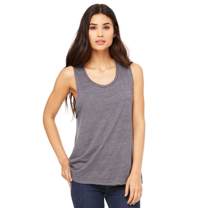 Bella + Canvas Women's Flowy Scoop Muscle Tank 8803 Women's Flowy Scoop Muscle Tank Thumbnail