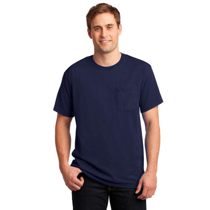 Jerzees Dri Power ® 50/50 Cotton/Poly Pocket T Shirt 29MP Dri Power ® 50/50 Cotton/Poly Pocket T Shirt Thumbnail