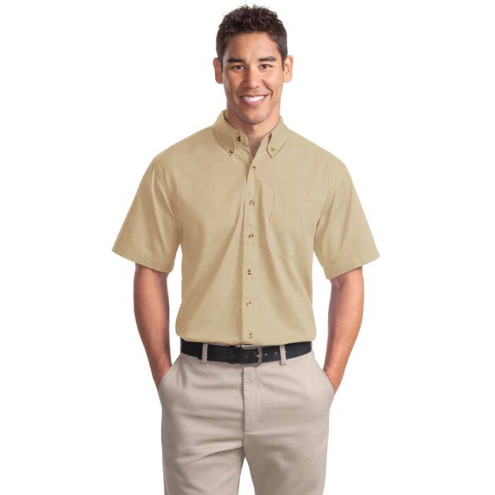 Port Authority Short Sleeve Twill Shirt S500T Short Sleeve Twill Shirt Thumbnail