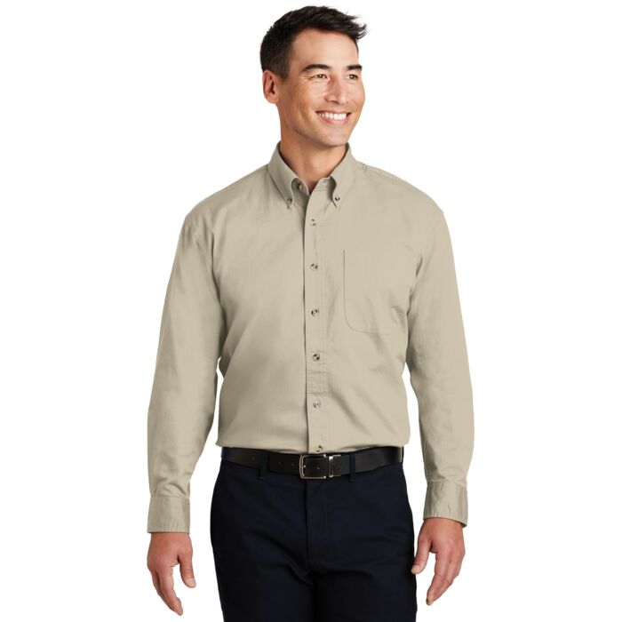 Port Authority Long Sleeve Twill Shirt S600T Long Sleeve Twill Shirt Thumbnail