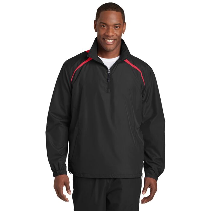 Sport Tek 1/2 Zip Wind Shirt JST75 1/2 Zip Wind Shirt Thumbnail