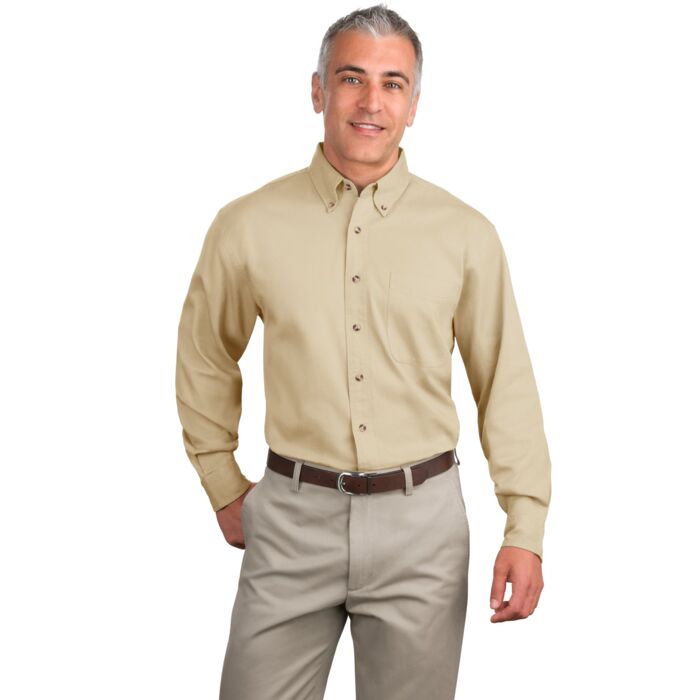 Port Authority Tall Long Sleeve Twill Shirt TLS600T Tall Long Sleeve Twill Shirt Thumbnail