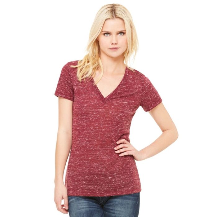 Bella + Canvas Women’s Jersey Deep V-Neck Tee 6035 Women’s Jersey Deep V-Neck Tee Thumbnail