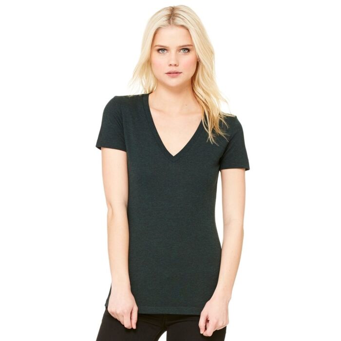 Bella + Canvas Women’s Triblend Deep V-Neck Tee 8435 Women’s Triblend Deep V-Neck Tee Thumbnail