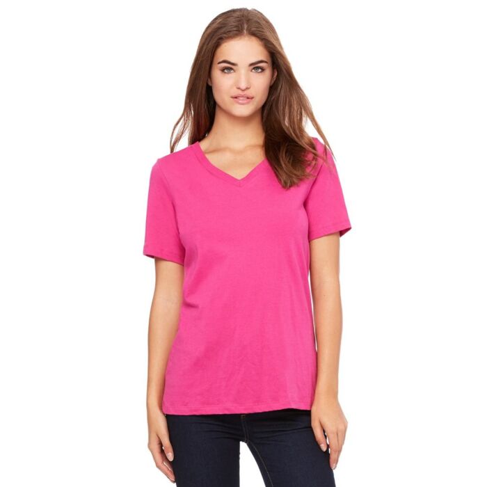 Bella + Canvas Women’s Relaxed Jersey V-Neck Tee 6405 Women’s Relaxed Jersey V-Neck Tee Thumbnail