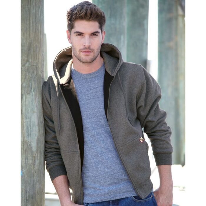 DRI DUCK Men's Crossfire Heavyweight Power Fleece Hooded Jacket with Thermal Lining 7033 Men's Crossfire Heavyweight Power Fleece Hooded Jacket with Thermal Lining Thumbnail