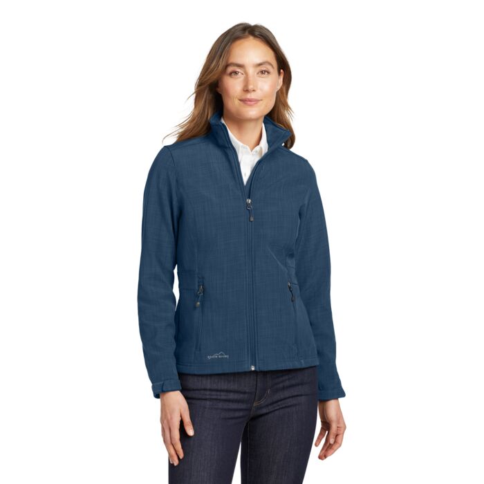 Eddie Bauer Women's Shaded Crosshatch Soft Shell Jacket EB533 Women's Shaded Crosshatch Soft Shell Jacket Thumbnail