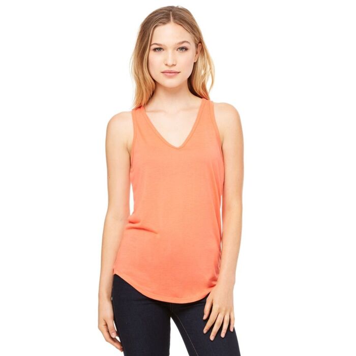 Bella + Canvas Women's Flowy V-Neck Tank 8805 Women's Flowy V-Neck Tank Thumbnail