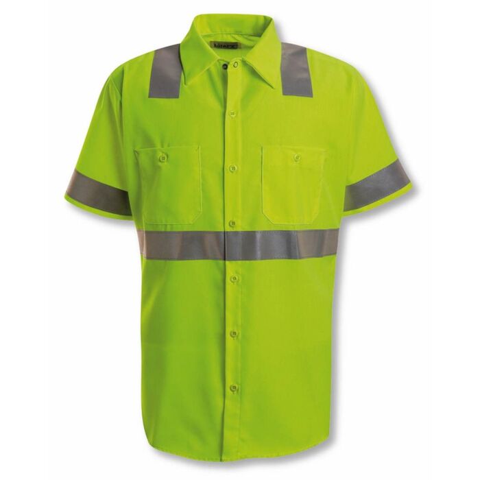 Red Kap Men's High Visibility Safety Short Sleeve Work Shirt SS24HV Men's High Visibility Safety Short Sleeve Work Shirt Thumbnail