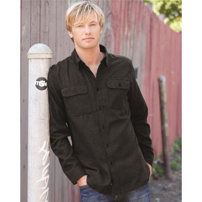 Burnside Men's Solid Flannel Shirt 8200 Men's Solid Flannel Shirt Thumbnail