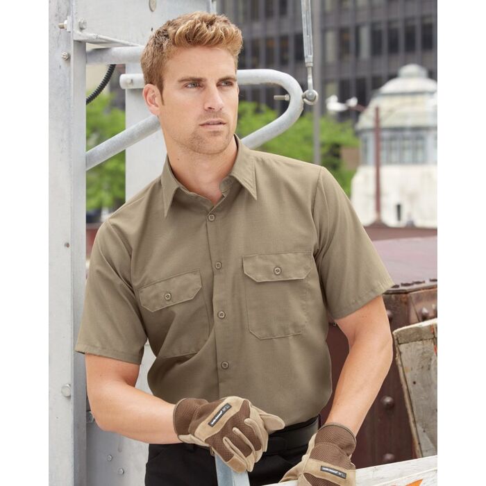 Red Kap Men's Ripstop Short Sleeve Work Shirt SY60 Men's Ripstop Short Sleeve Work Shirt Thumbnail