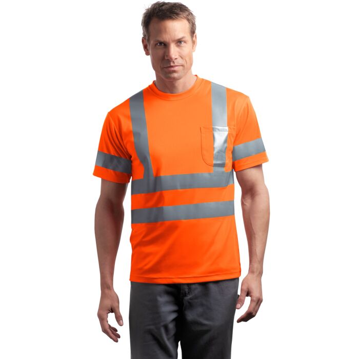 CornerStone Ansi 107 Class 3 Short Sleeve Snag Resistant Reflective T Shirt CS408 Ansi 107 Class 3 Short Sleeve Snag Resistant Reflective T Shirt Thumbnail