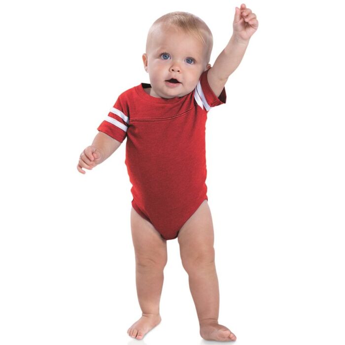 Rabbit Skins Infant Football Fine Jersey Bodysuit 4437 Infant Football Fine Jersey Bodysuit Thumbnail