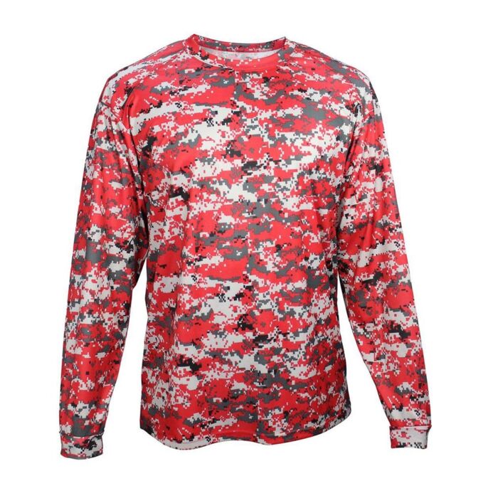 Badger Youth Digital Camo Long Sleeve T-Shirt 2184 Youth Digital Camo Long Sleeve T-Shirt Thumbnail