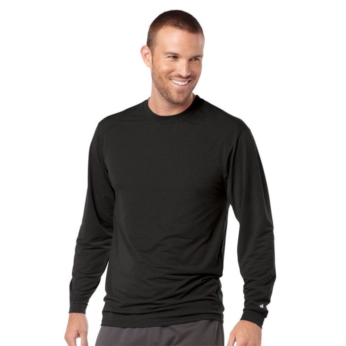 Badger Men's B-Tech Cotton-Feel Long Sleeve T-Shirt 4804 Men's B-Tech Cotton-Feel Long Sleeve T-Shirt Thumbnail