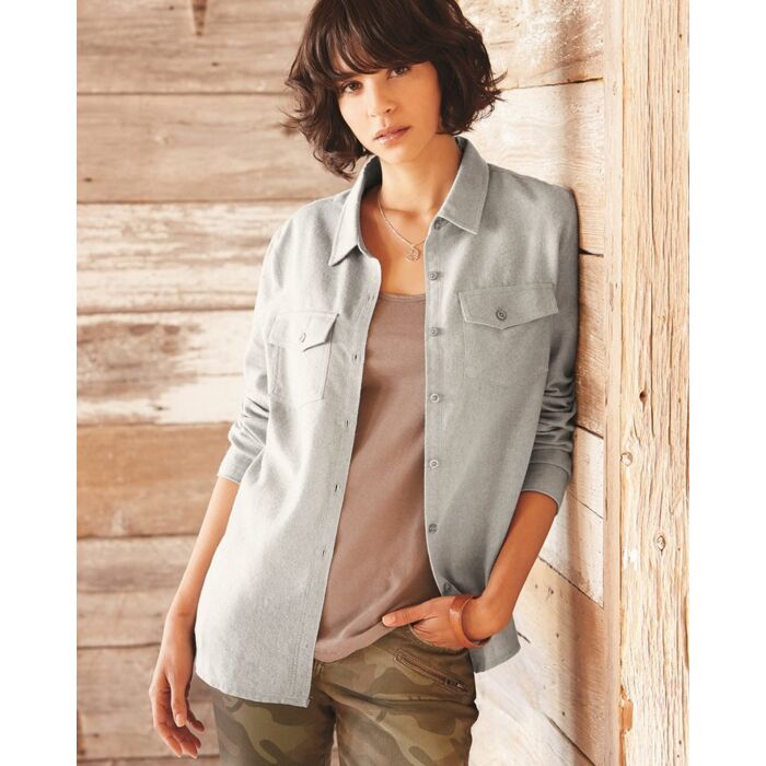 Burnside Women's Solid Flannel Shirt 5200 Women's Solid Flannel Shirt Thumbnail