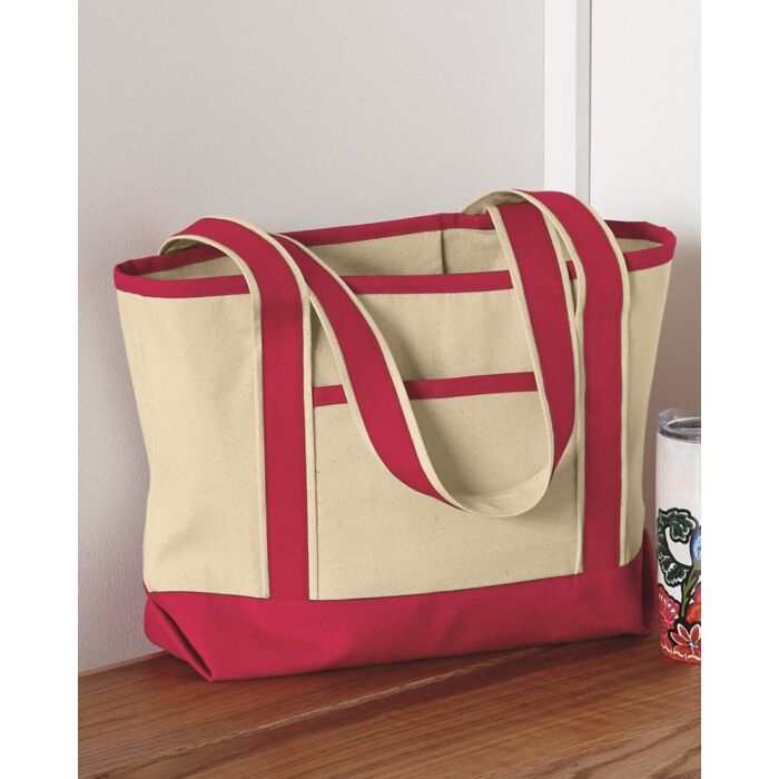 Q-Tees 20L Small Deluxe Tote Q125800 20L Small Deluxe Tote Thumbnail