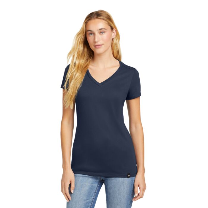 New Era Women's Heritage Blend V Neck Tee LNEA101 Women's Heritage Blend V Neck Tee Thumbnail