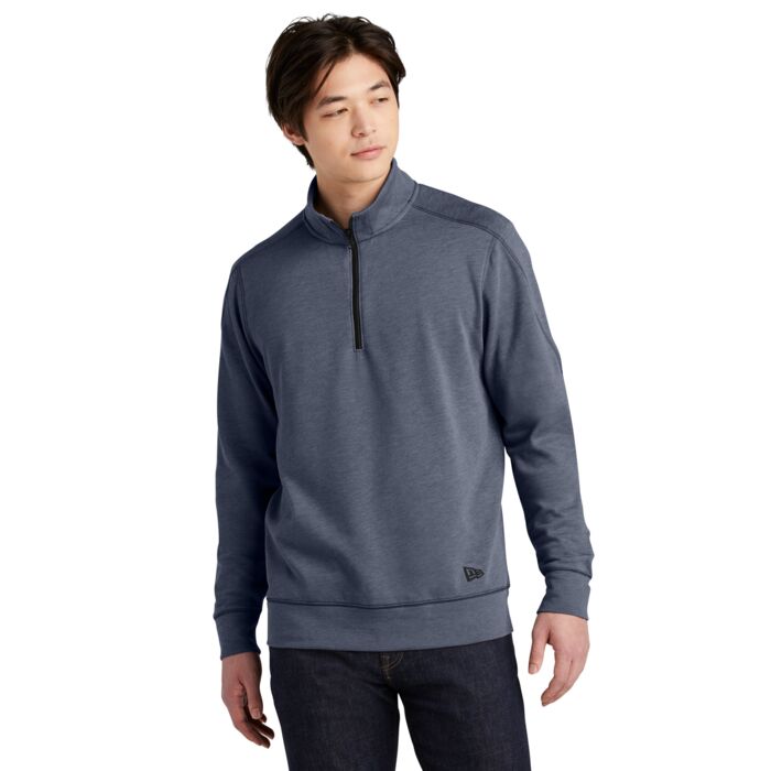 New Era Tri Blend Fleece 1/4 Zip Pullover NEA512 Tri Blend Fleece 1/4 Zip Pullover Thumbnail