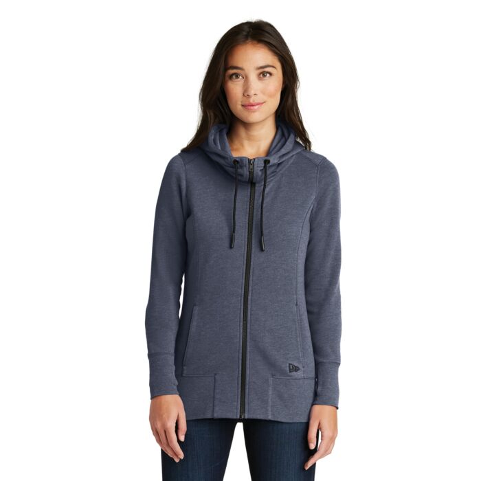New Era Women's Tri Blend Fleece Full Zip Hoodie LNEA511 Women's Tri Blend Fleece Full Zip Hoodie Thumbnail