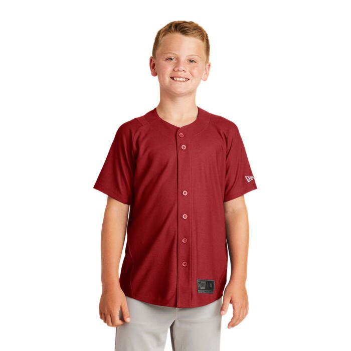 New Era Youth Diamond Era Full Button Jersey YNEA220 Youth Diamond Era Full Button Jersey Thumbnail