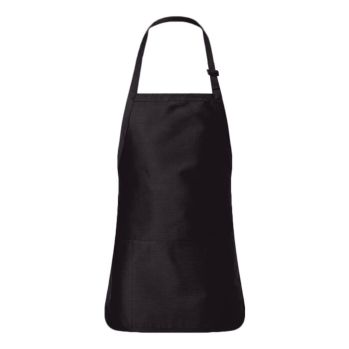 Q-Tees Full-Length Apron with Pouch Pocket Q4250 Full-Length Apron with Pouch Pocket Thumbnail