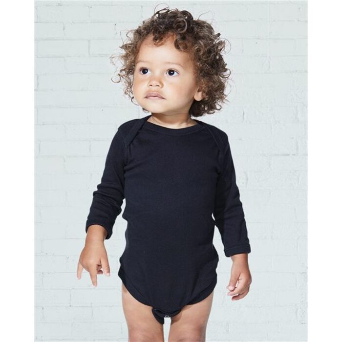 Rabbit Skins Infant Long Sleeve Baby Rib Bodysuit 4411 Infant Long Sleeve Baby Rib Bodysuit Thumbnail