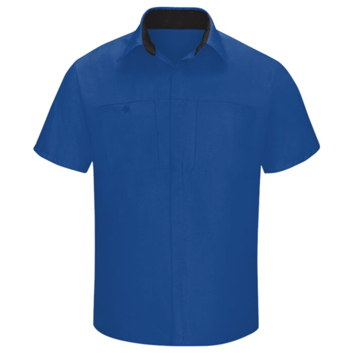 Red Kap Men's Performance Plus Short Sleeve Shirt with Oilblok Technology SY42 Men's Performance Plus Short Sleeve Shirt with Oilblok Technology Thumbnail
