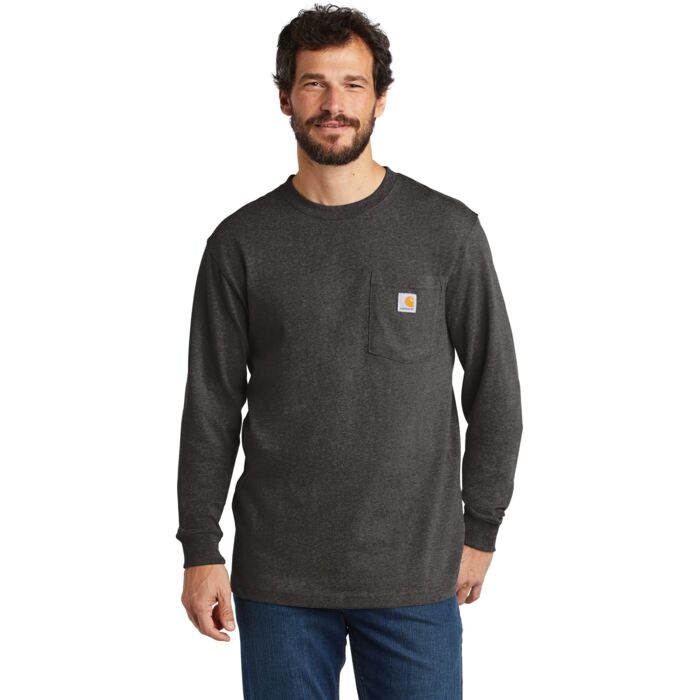 Carhartt Workwear Pocket Long Sleeve T Shirt CTK126 Workwear Pocket Long Sleeve T Shirt Thumbnail