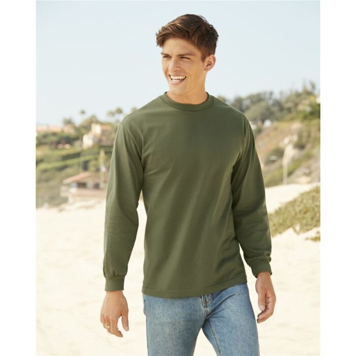 American Apparel Unisex Heavyweight Cotton Long Sleeve Tee 1304 Unisex Heavyweight Cotton Long Sleeve Tee Thumbnail