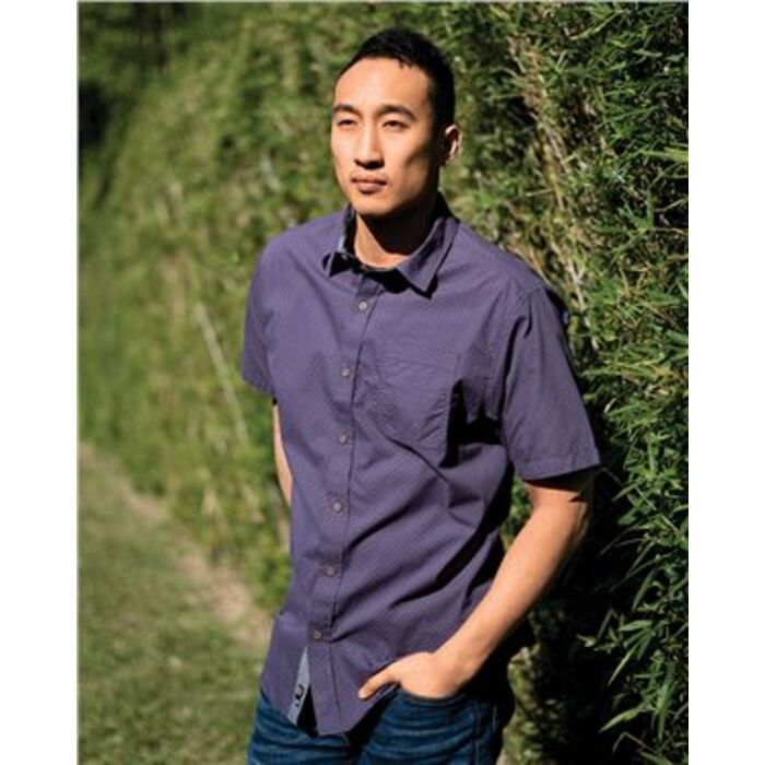 Burnside Men's Peached Printed Poplin Short Sleeve Shirt 9290 Men's Peached Printed Poplin Short Sleeve Shirt Thumbnail