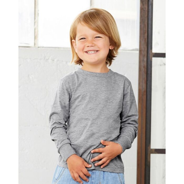 Bella + Canvas Toddler Jersey Long Sleeve Tee 3501T Toddler Jersey Long Sleeve Tee Thumbnail