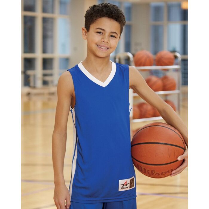 Alleson Athletic Youth Single Ply Basketball Jersey 538JY Youth Single Ply Basketball Jersey Thumbnail