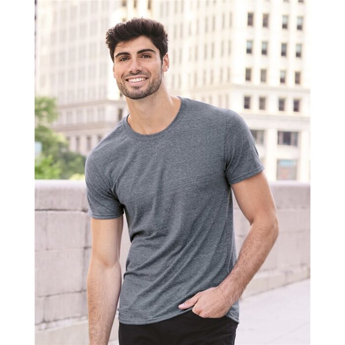 Jerzees Unisex Snow Heather Jersey T-Shirt 88MR Unisex Snow Heather Jersey T-Shirt Thumbnail