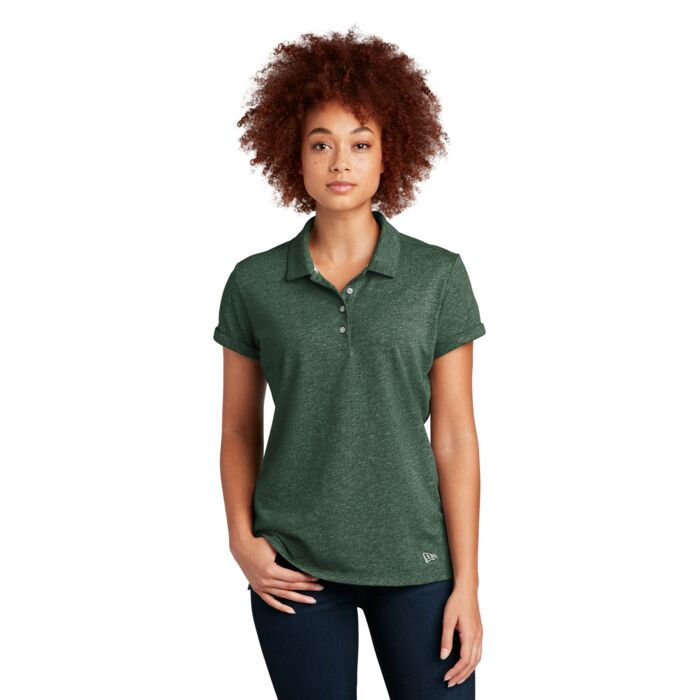 New Era Women's Slub Twist Polo LNEA301 Women's Slub Twist Polo Thumbnail
