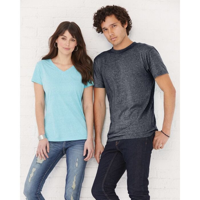 LAT Women's Harborside Mélange V-Neck Tee 3591 Women's Harborside Mélange V-Neck Tee Thumbnail