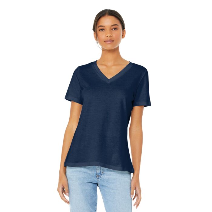 Bella + Canvas Women's Relaxed Jersey Short Sleeve V Neck Tee BC6405 Women's Relaxed Jersey Short Sleeve V Neck Tee Thumbnail