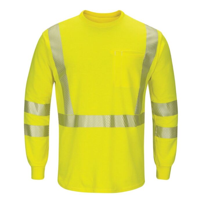 Bulwark Men's Hi-Visibility Lightweight Long Sleeve T-Shirt SMK8 Men's Hi-Visibility Lightweight Long Sleeve T-Shirt Thumbnail